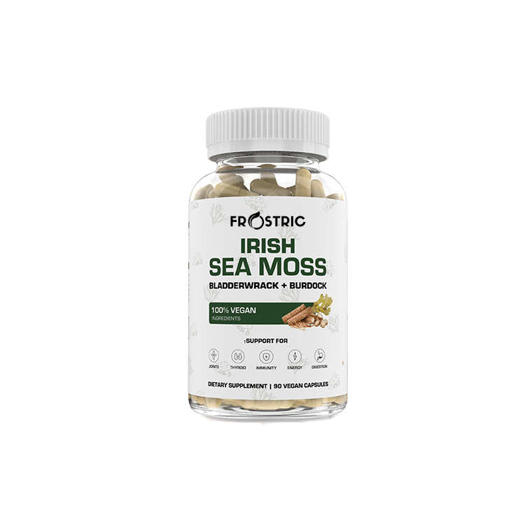 Organic Irish Sea Moss With Bladderwrack and Burdock Root - 45 Servings™️