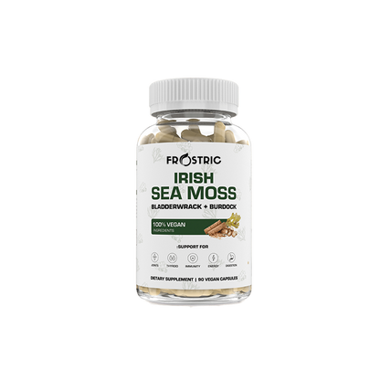Organic Irish Sea Moss With Bladderwrack and Burdock Root - 45 Servings™️